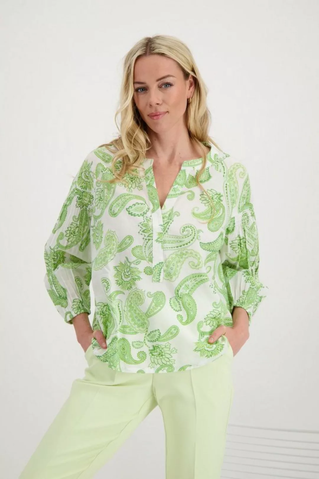 Monari Blusenshirt uni passform textil (1-tlg) günstig online kaufen