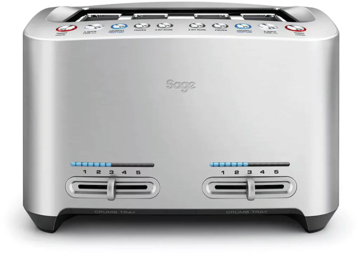 Sage Toaster »the Smart Toast, STA845BAL«, 4 lange Schlitze, 2000 W günstig online kaufen