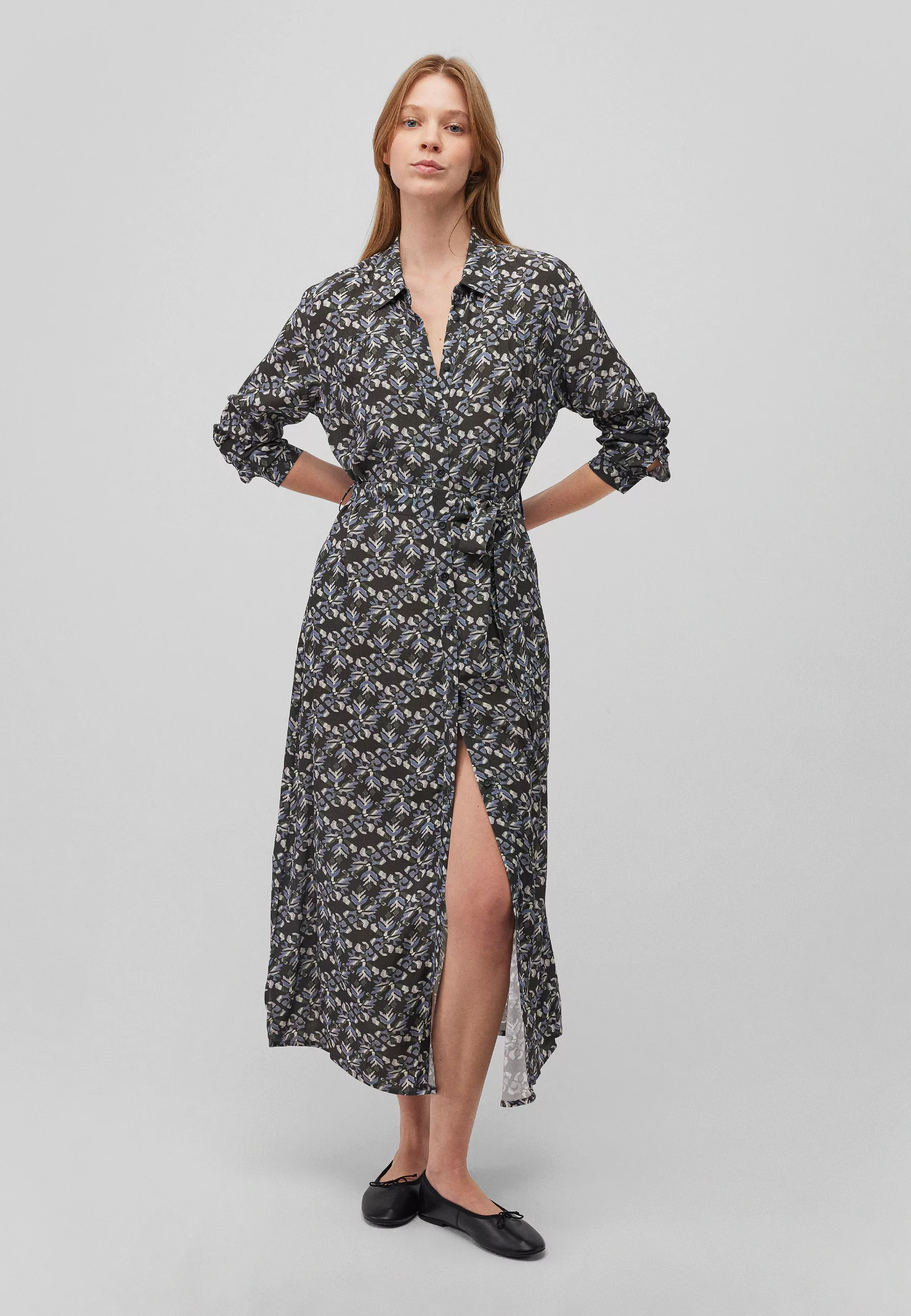 Mavi Maxikleid "LONG PRINTED DRESS", Kleid lang günstig online kaufen