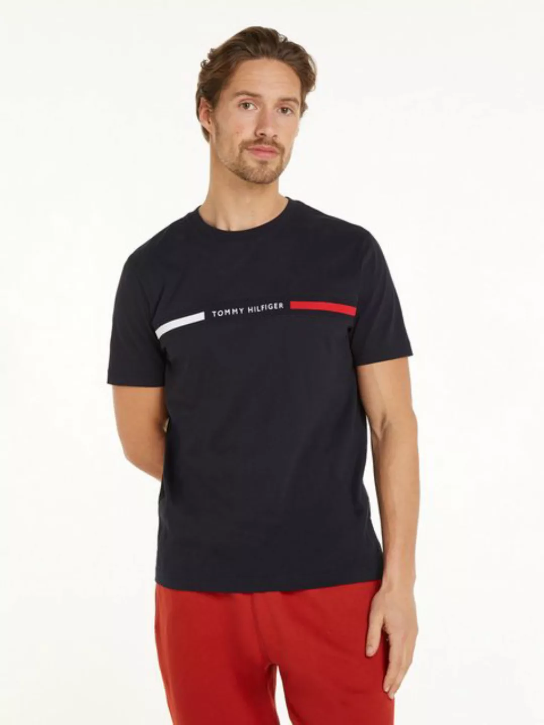 Tommy Hilfiger T-Shirt "HILFIGER CHEST INSERT TEE" günstig online kaufen