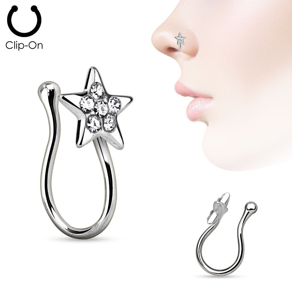 Taffstyle Nasenpiercing Fake Ring Piercing Hoop günstig online kaufen