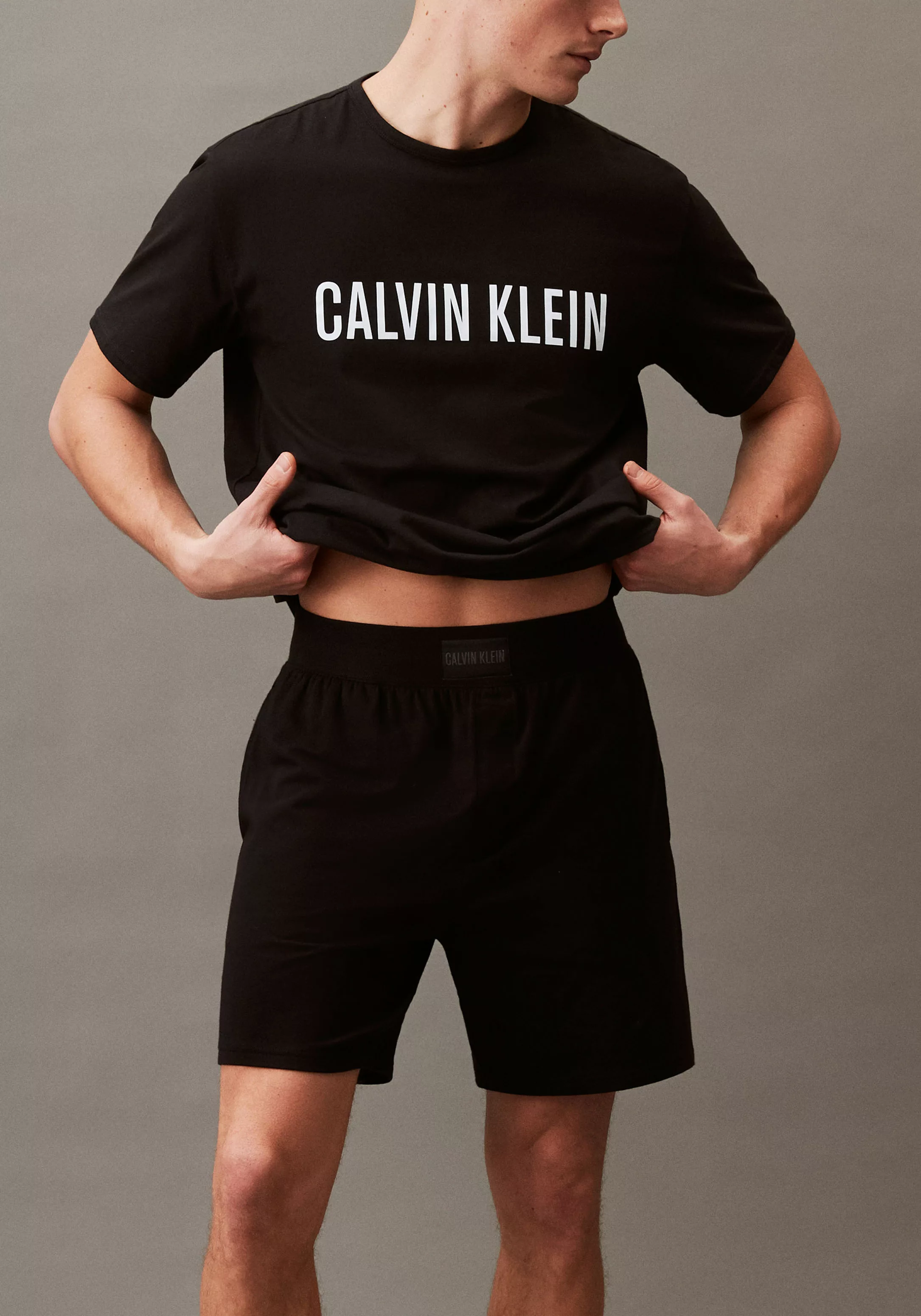 Calvin Klein Underwear T-Shirt S/S CREW NECK mit Logoschriftzug auf der Bru günstig online kaufen