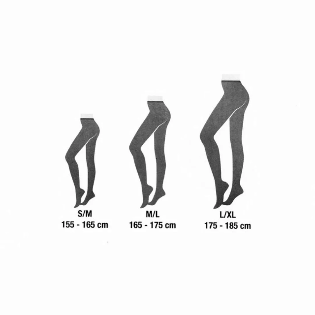 COFI 1453 Leggings Damen Strumpfhose durchsichtig 280 Den Baumwollzwickel günstig online kaufen