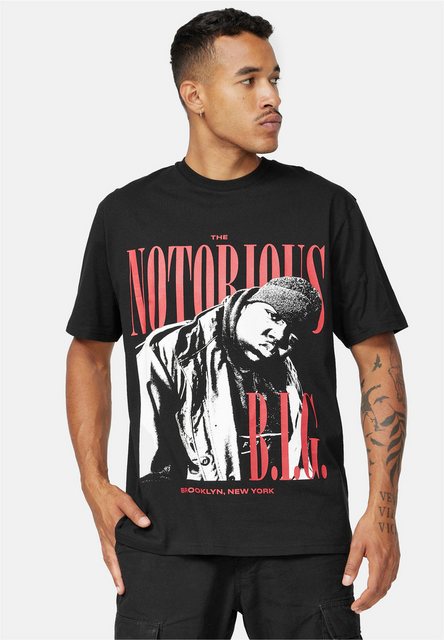 Recovered T-Shirt The Notorious B.I.G Red Script im zeitlosen Design günstig online kaufen