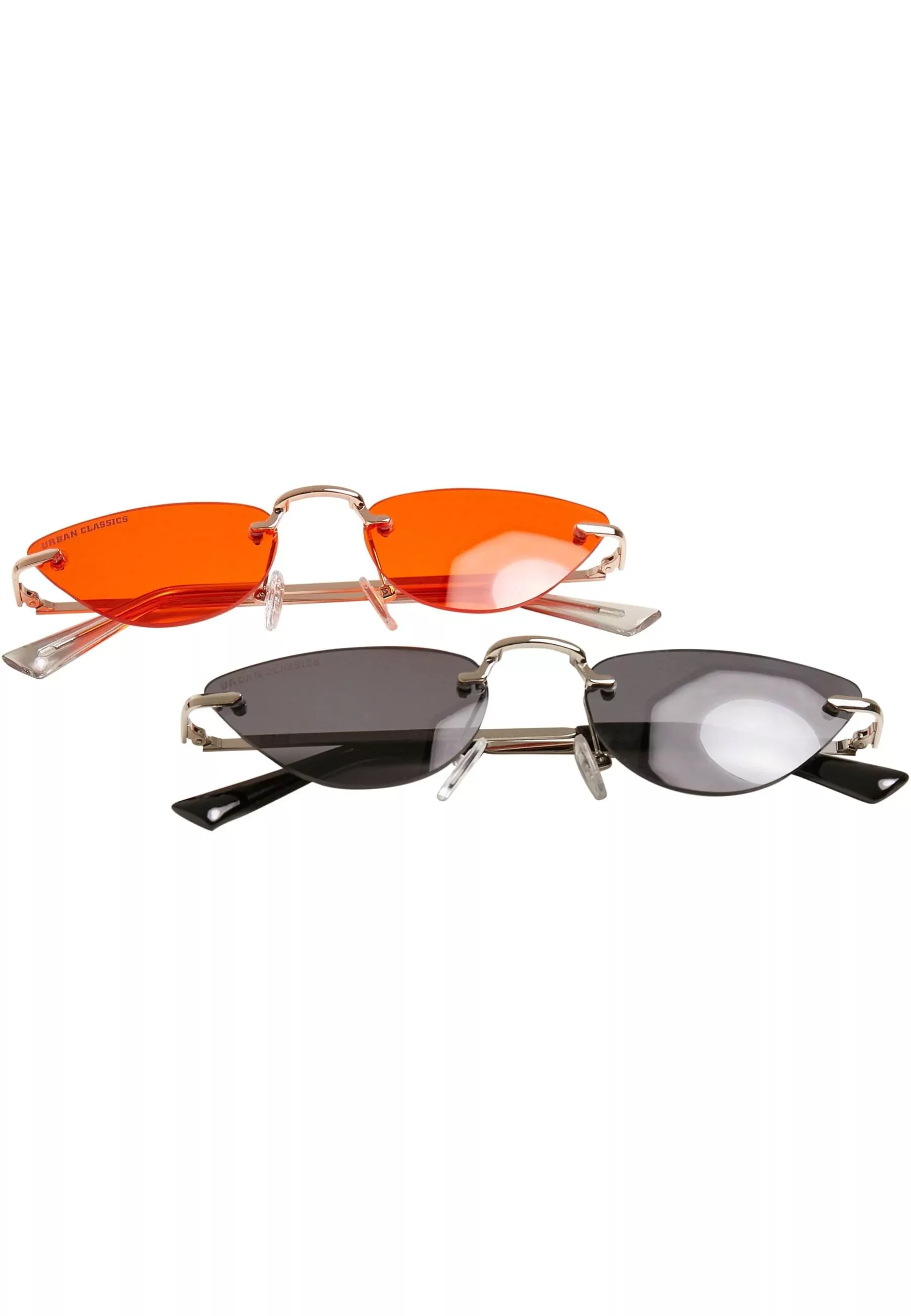 URBAN CLASSICS Sonnenbrille "Unisex Sunglasses Manhatten 2-Pack" günstig online kaufen