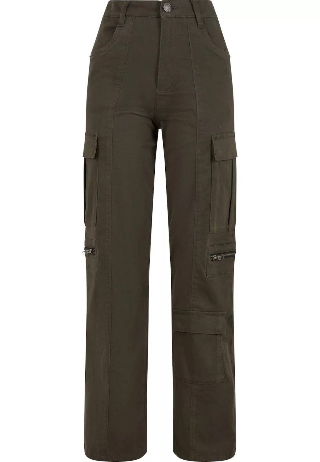 URBAN CLASSICS Stoffhose "Urban Classics Ladies Loose Utility Stretch Twill günstig online kaufen