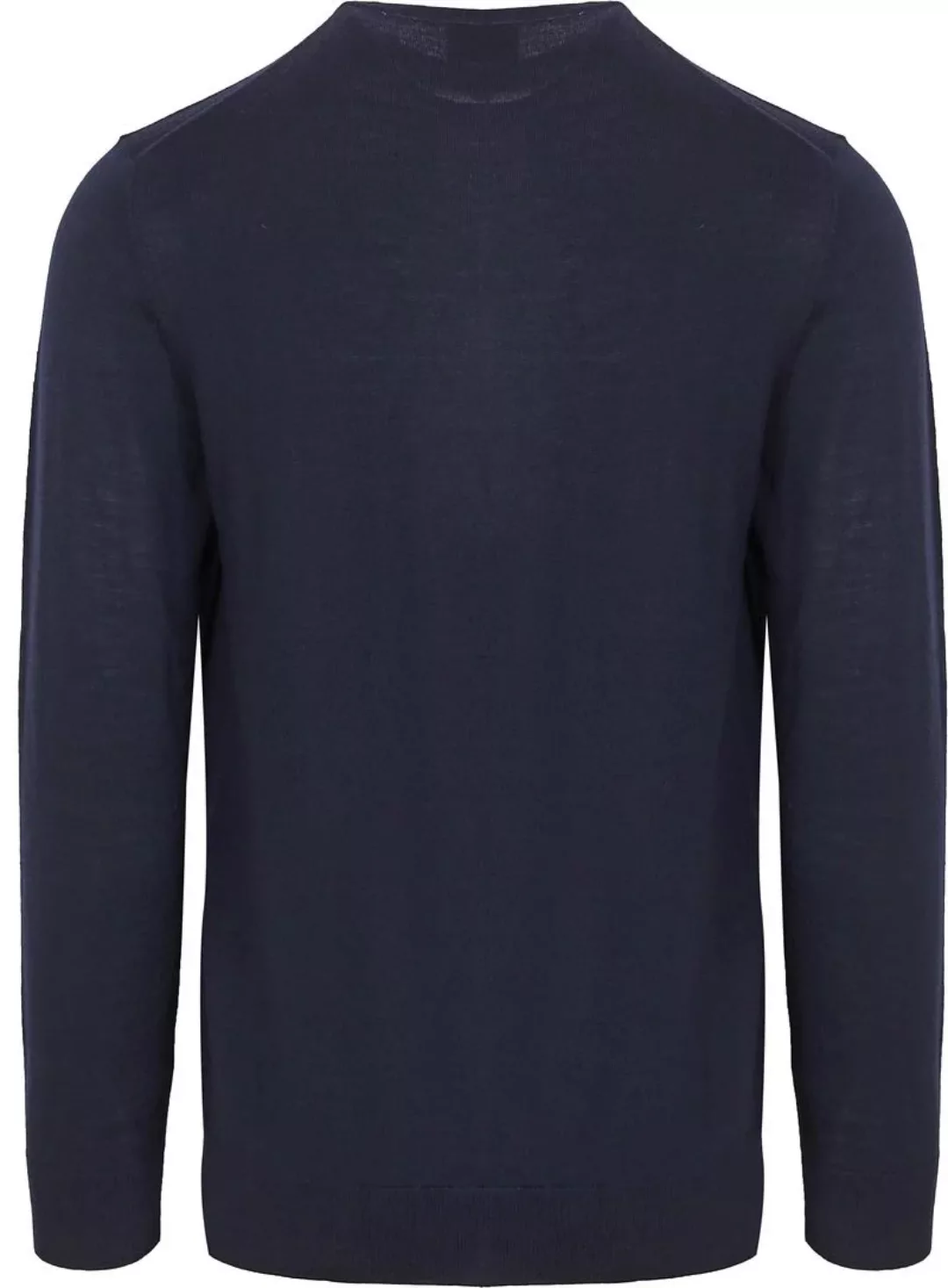 Profuomo Pullover Merinowolle Navy - Größe L günstig online kaufen