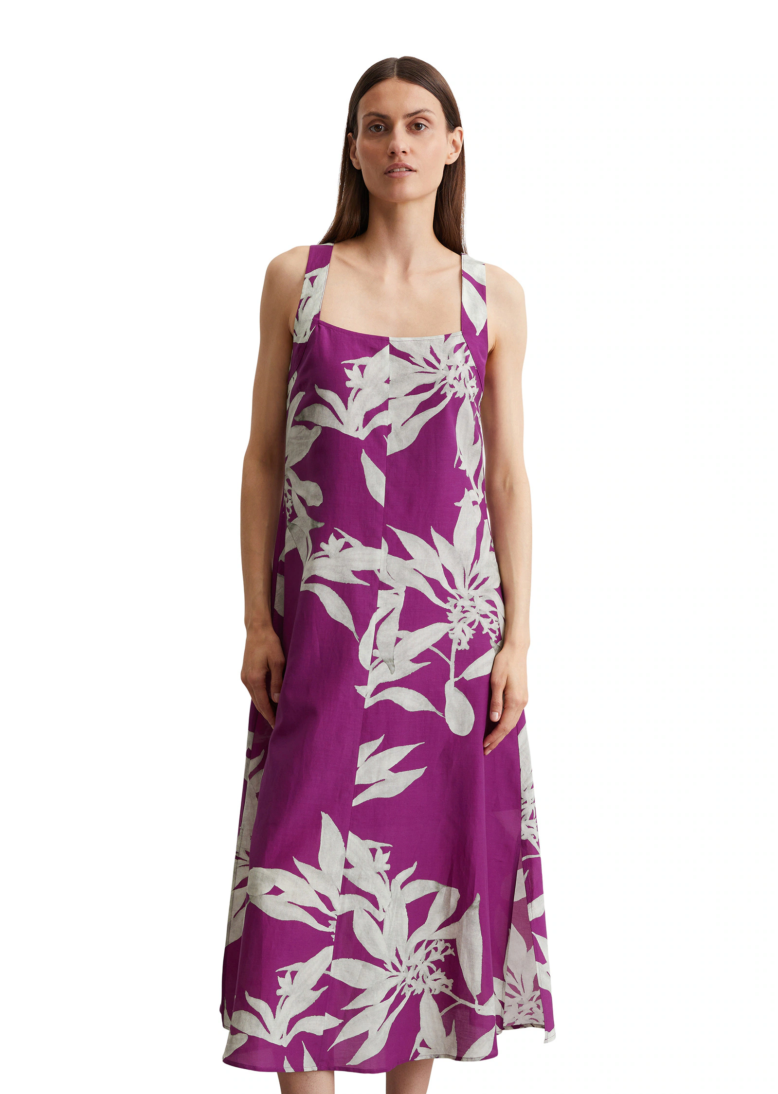 Marc OPolo Druckkleid "aus Organic-Cotton-Viskose-Mix" günstig online kaufen