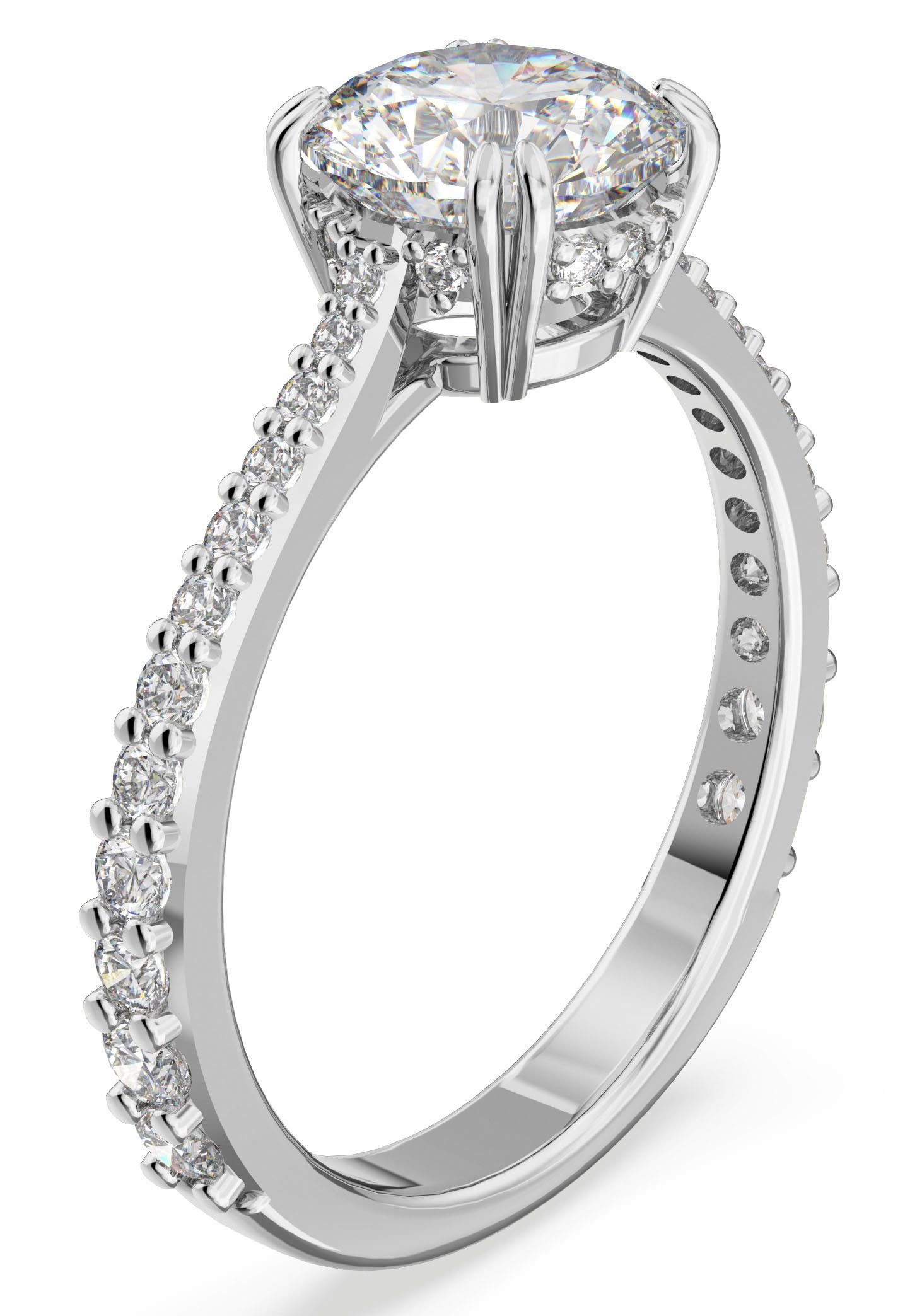 Swarovski Fingerring Stilla Round Cocktail, mit günstig online kaufen
