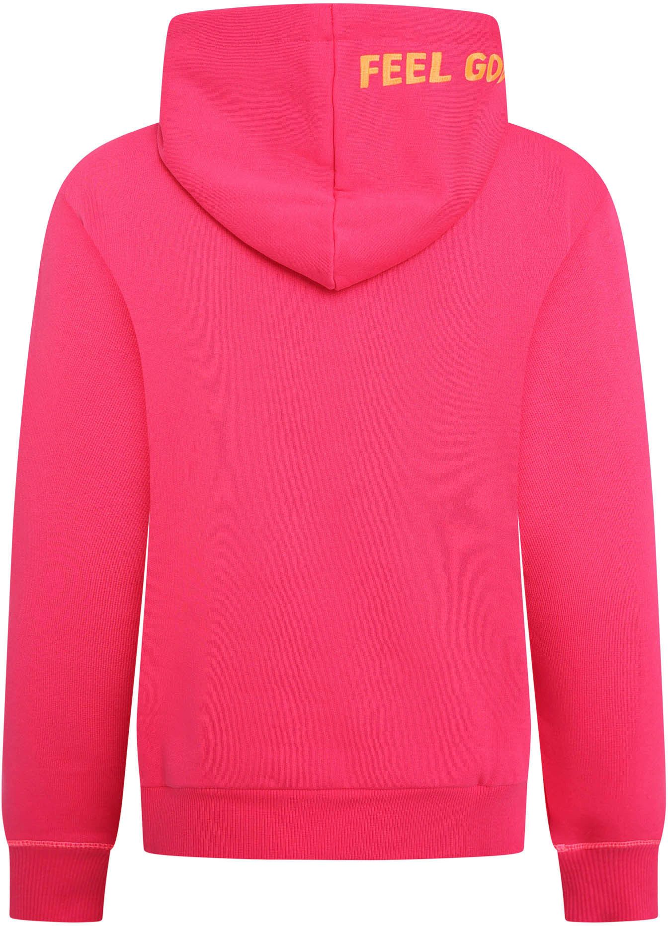 Zwillingsherz Sweatshirt Kapuze, Langarm, Stickerei, Schriftzüge, günstig online kaufen