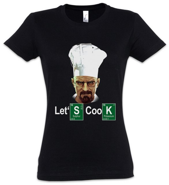 Urban Backwoods Print-Shirt Let's Cook Chef Damen T-Shirt Breaking Walter H günstig online kaufen