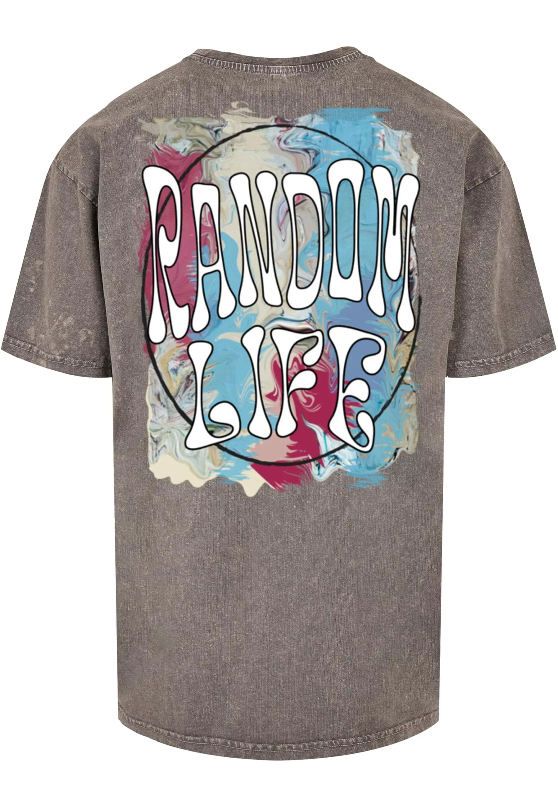 Merchcode T-Shirt "Merchcode Herren Random Life Acid Washed Heavy Oversized günstig online kaufen