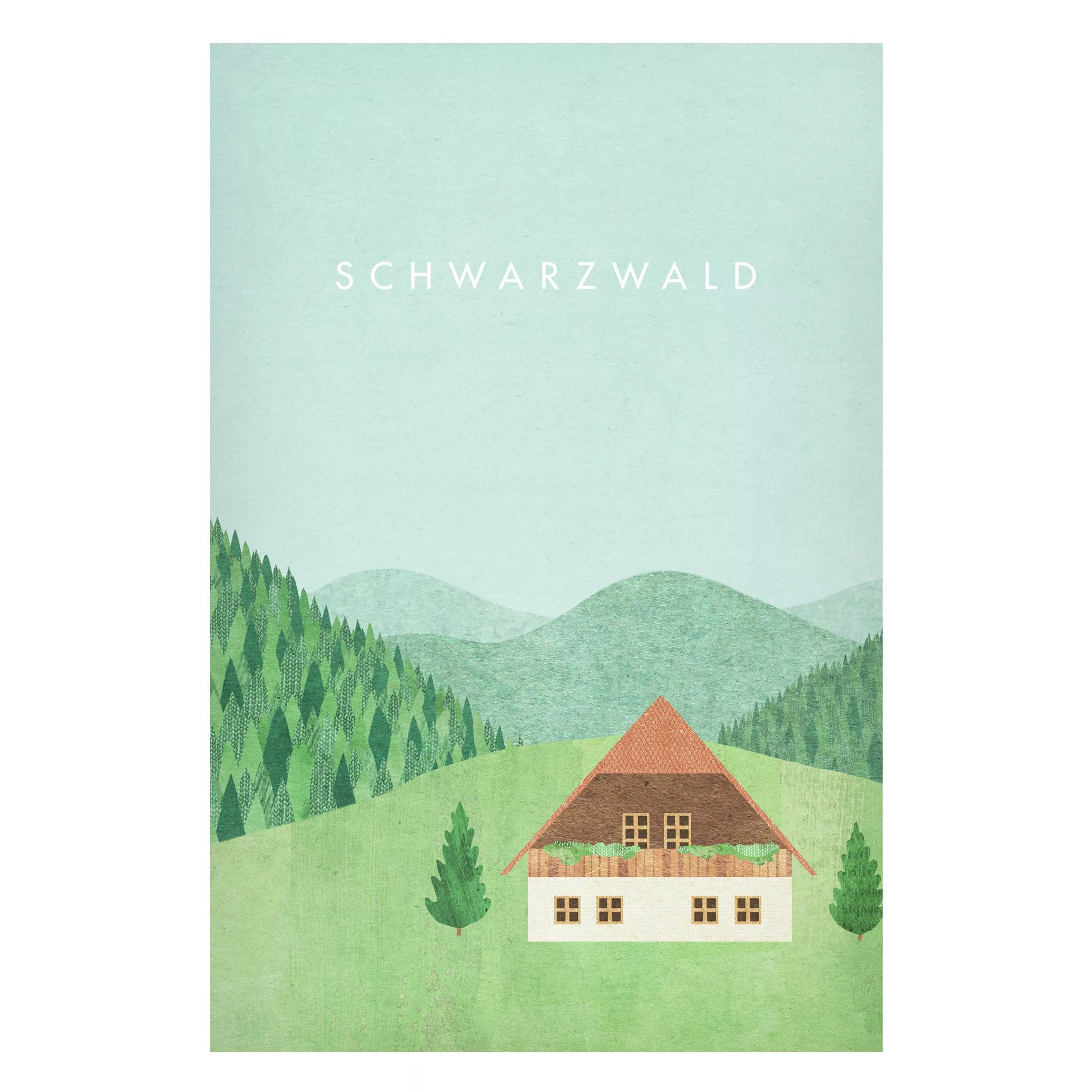 Magnettafel Reiseposter - Schwarzwald günstig online kaufen