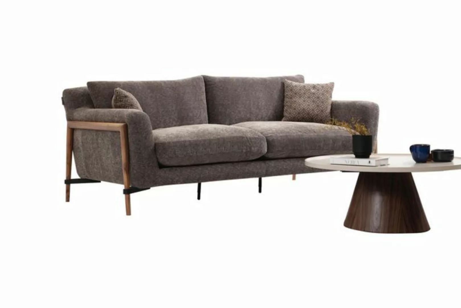 JVmoebel 3-Sitzer Zweisitzer Sofa 2 Sitzer Stoff Sofas Modern Design Wohnzi günstig online kaufen