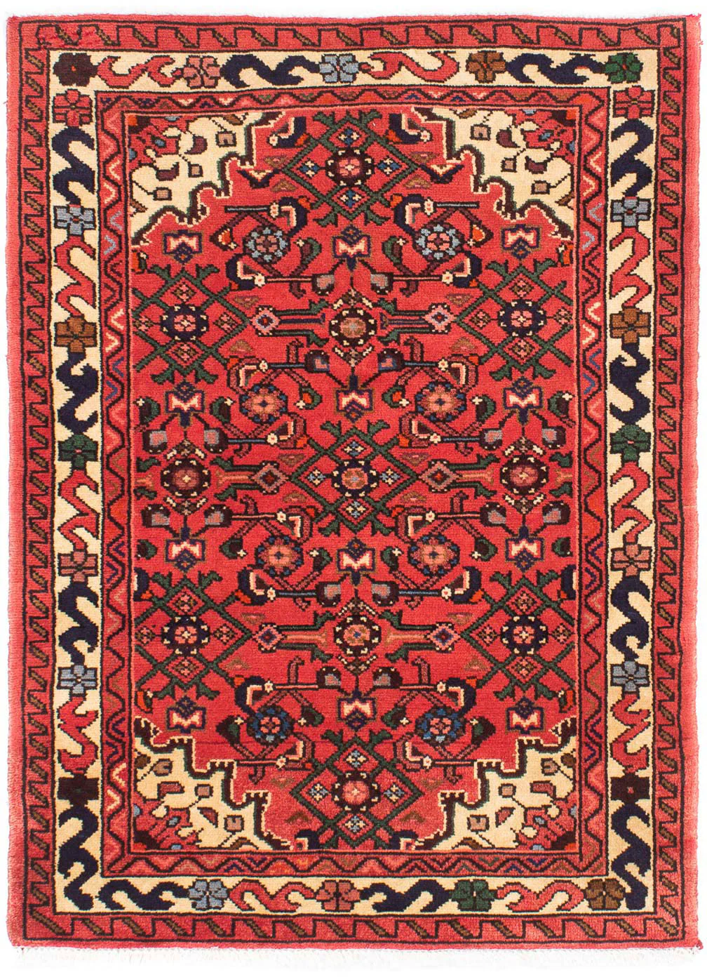 morgenland Orientteppich »Perser - Nomadic - 144 x 100 cm - rot«, rechtecki günstig online kaufen