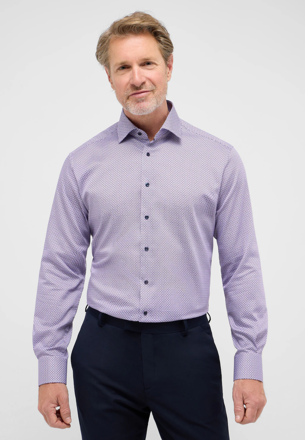 Eterna Langarmhemd "MODERN FIT", NON IRON (bügelfrei) günstig online kaufen