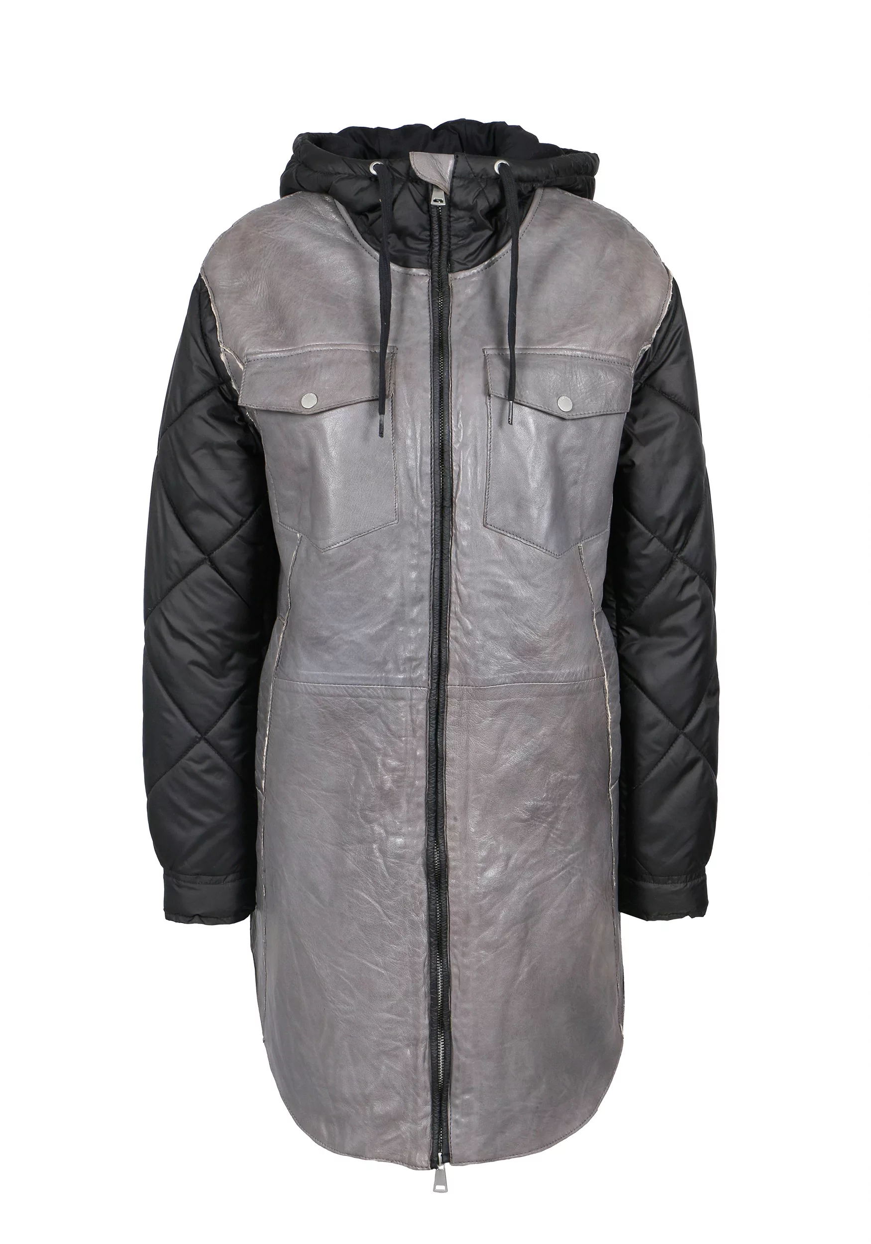 Freaky Nation Ledermantel "Alpin Parka-FN" günstig online kaufen