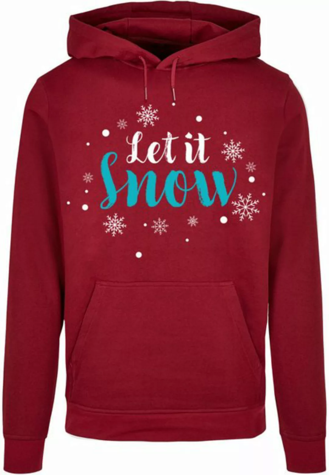 Merchcode Kapuzensweatshirt Merchcode Herren Let it snow Basic Hoody (1-tlg günstig online kaufen