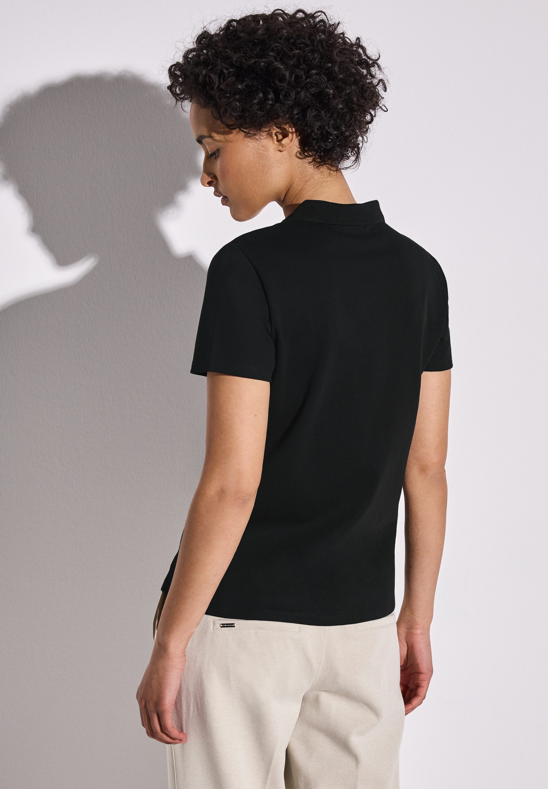 STREET ONE Poloshirt aus Baumwolle mit günstig online kaufen