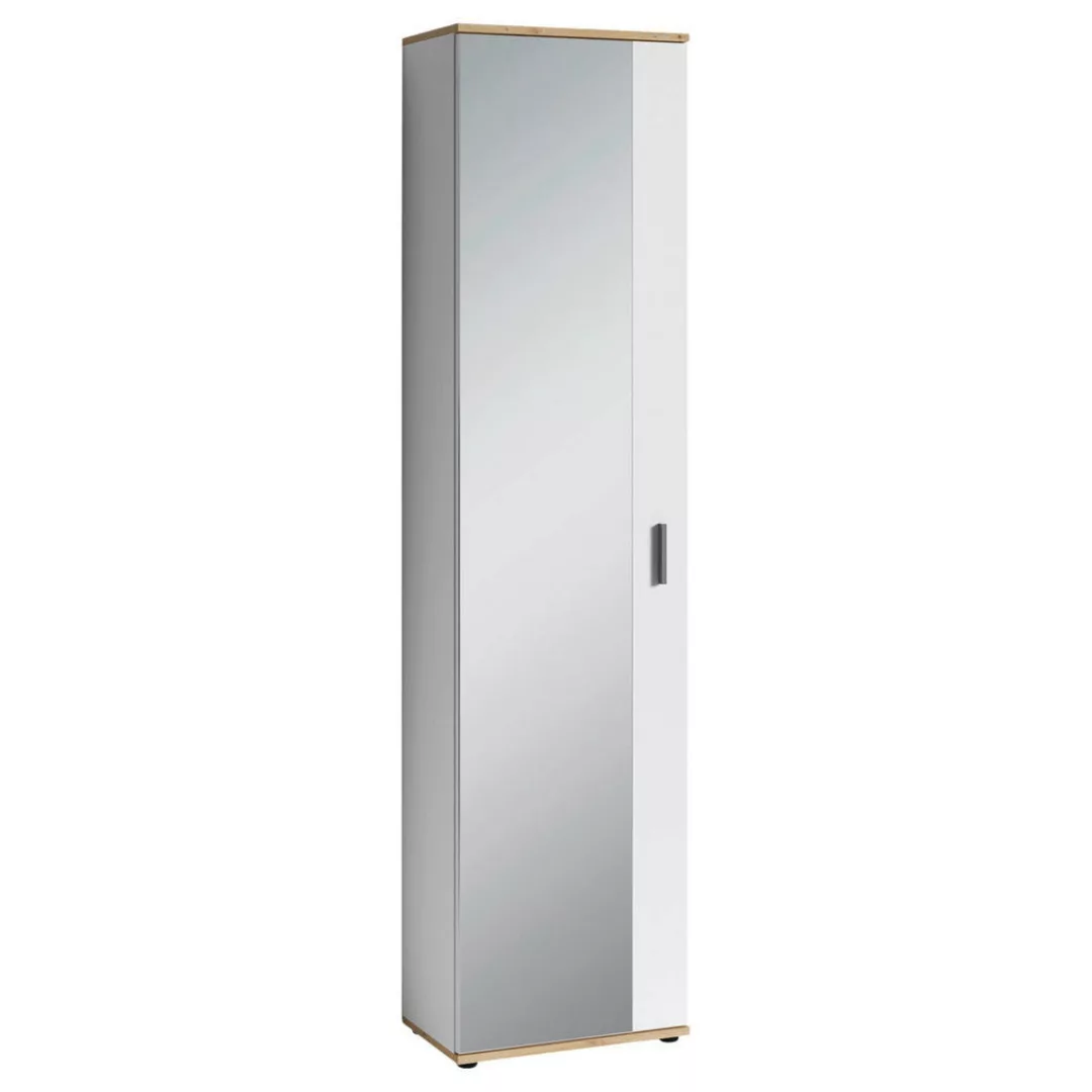 byLIVING Garderobenschrank "Jakob", mit großem Spiegel, Breite 49 cm günstig online kaufen