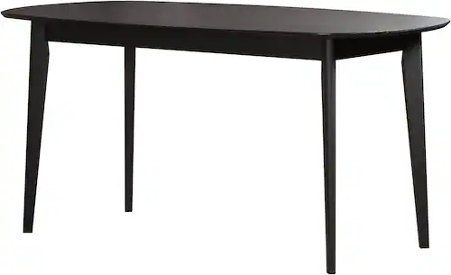 INOSIGN Esstisch "Ronda", (1 St.), Esszimmertisch oval auf Massivholzfüßen günstig online kaufen