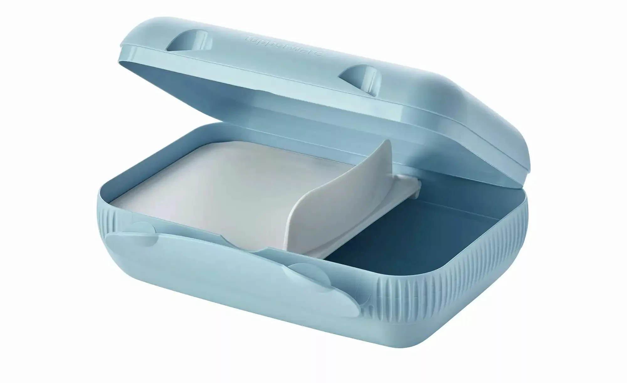 Tupperware Lunch-Box ECO+ ¦ blau ¦ Kunststoff ¦ Maße (cm): B: 17 H: 8 T: 22 günstig online kaufen