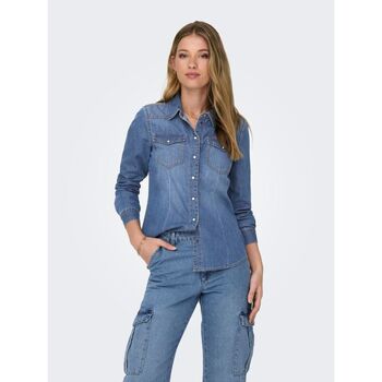 Only  Blusen 15315185 ALEXA-MEDIUM BLUE DENIM günstig online kaufen