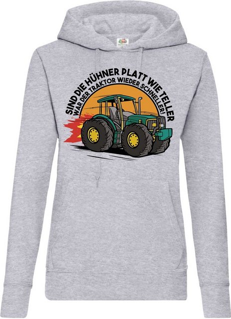 Youth Designz Kapuzenpullover Traktor Farmerin Damen Hoodie Pullover mit lu günstig online kaufen