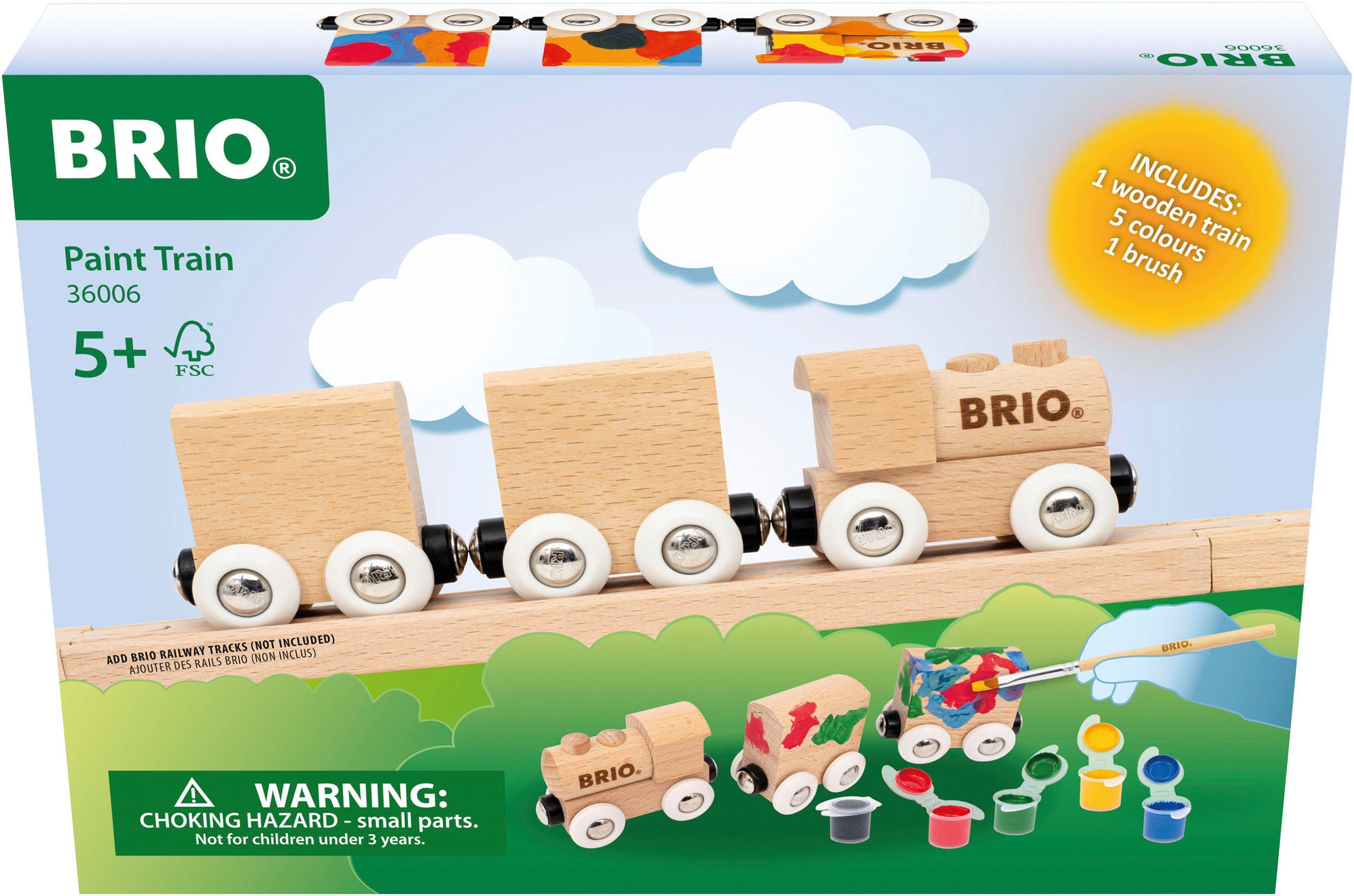 BRIO® Spielzeug-Zug Holzzug zum Anmalen, Made günstig online kaufen