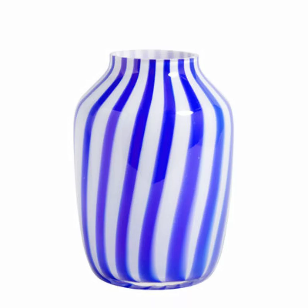 Vase Juice glas blau / Hoch - Ø 20 x H 28 cm - Hay - Blau günstig online kaufen