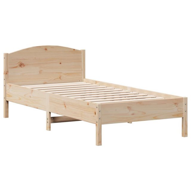 vidaXL Bett Massivholzbett ohne Matratze 75x190 cm Kiefernholz günstig online kaufen