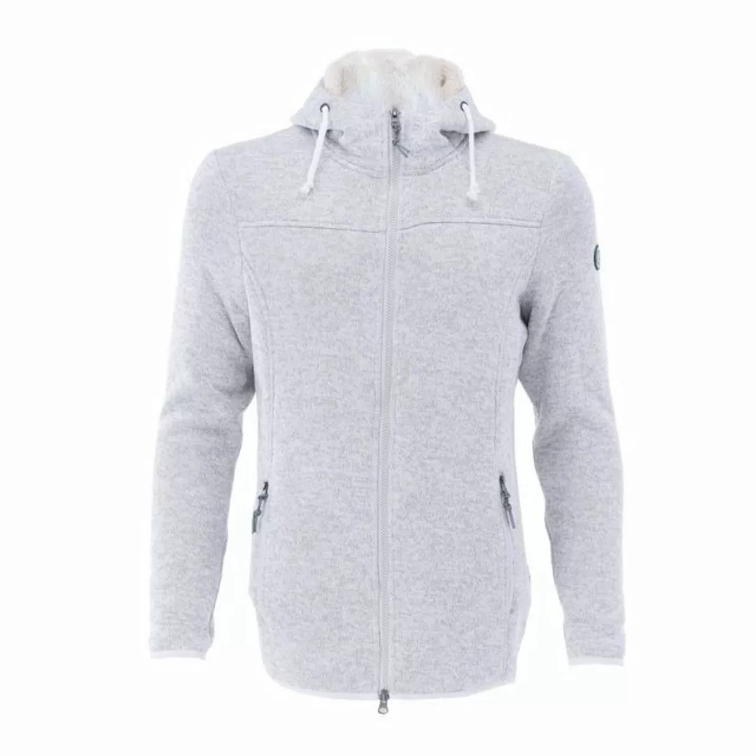 Blue Wave Fleecejacke Damen Strickfleece-Jacke Meike mit Kapuze und Teddy-F günstig online kaufen