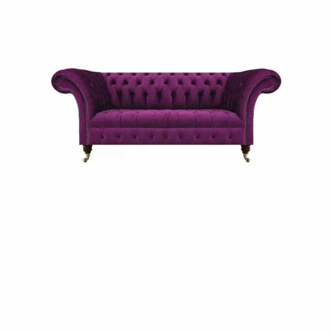 JVmoebel Chesterfield-Sofa Chesterfield Sofas Couchen 2tlg Wohnzimmer Texti günstig online kaufen