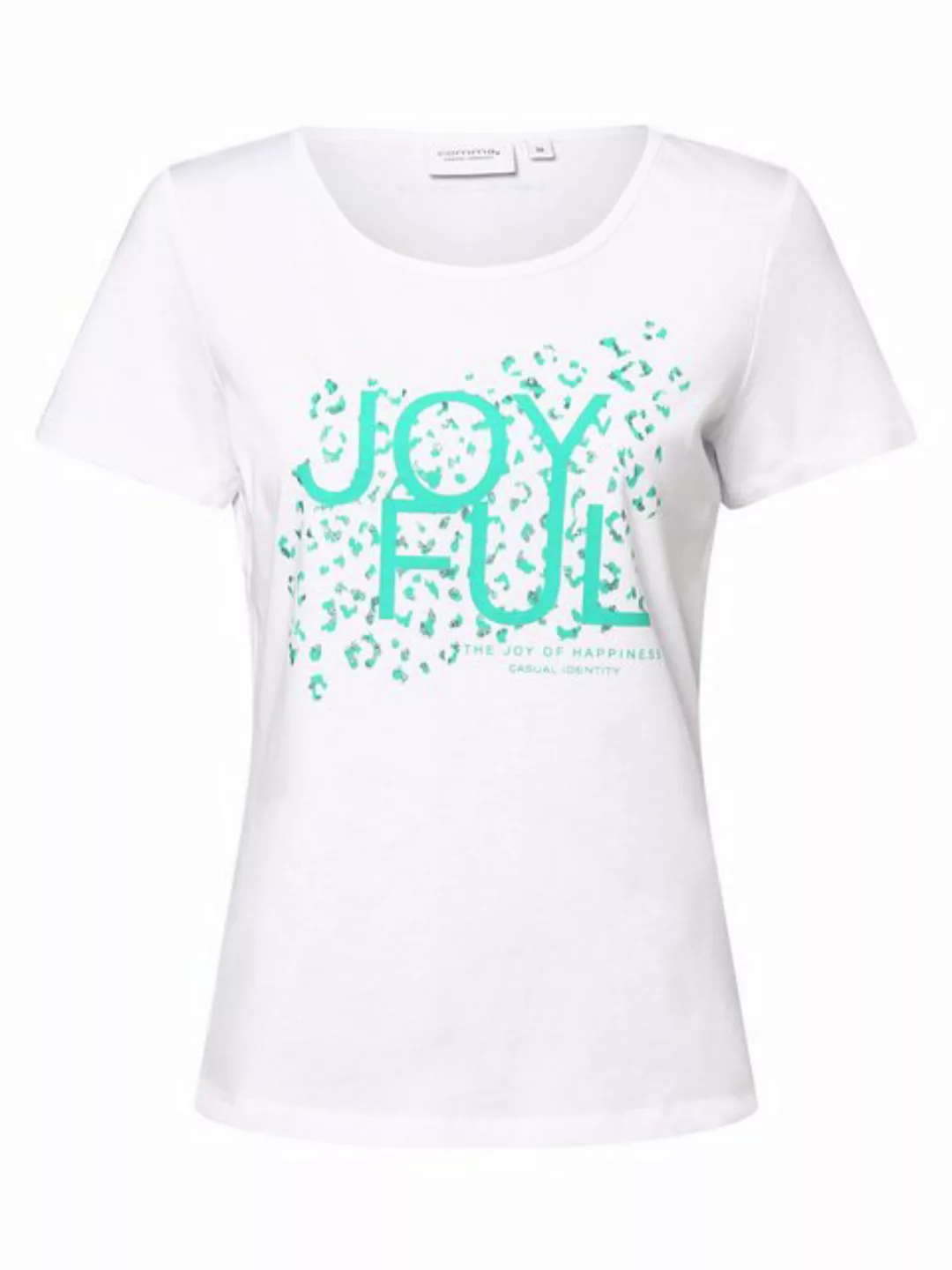 comma casual identity Kurzarmshirt T-Shirt aus Jersey mit Front- und Rücken günstig online kaufen
