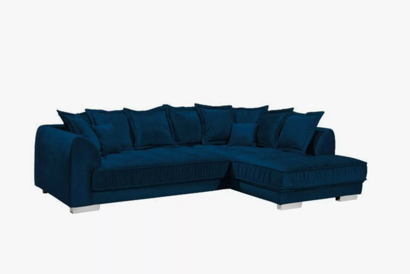 ED EXCITING DESIGN Ecksofa Pascha, Luxus-Mikrofaser mit Samtoptik, beidseit günstig online kaufen