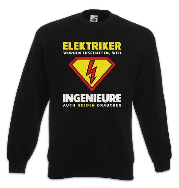 Urban Backwoods Sweatshirt Super Elektriker Sweatshirt Beruf Zunft Handwerk günstig online kaufen