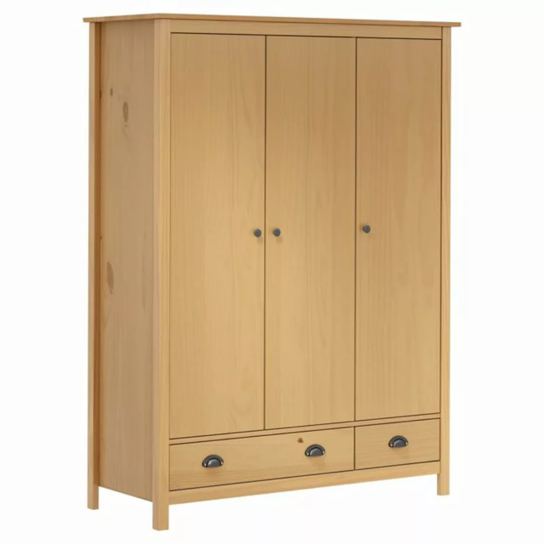 vidaXL Kleiderschrank Kleiderschrank mit 3 Türen Hill Range 127x50x170cm Ki günstig online kaufen