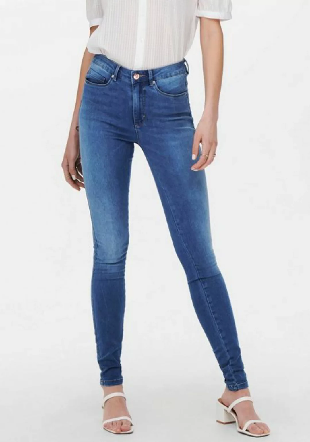Only Royal Life Skinny Denim Bj369 Jeans Mit Hoher Taille XL Light Medium B günstig online kaufen