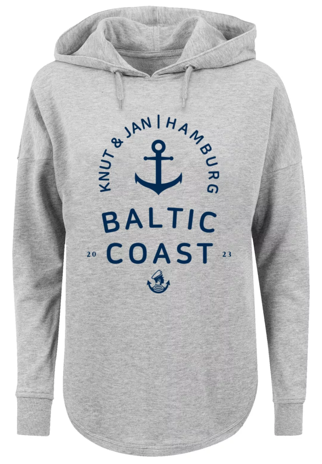 F4NT4STIC Kapuzenpullover "Ostsee Logo Knut & Jan Hamburg", Print günstig online kaufen