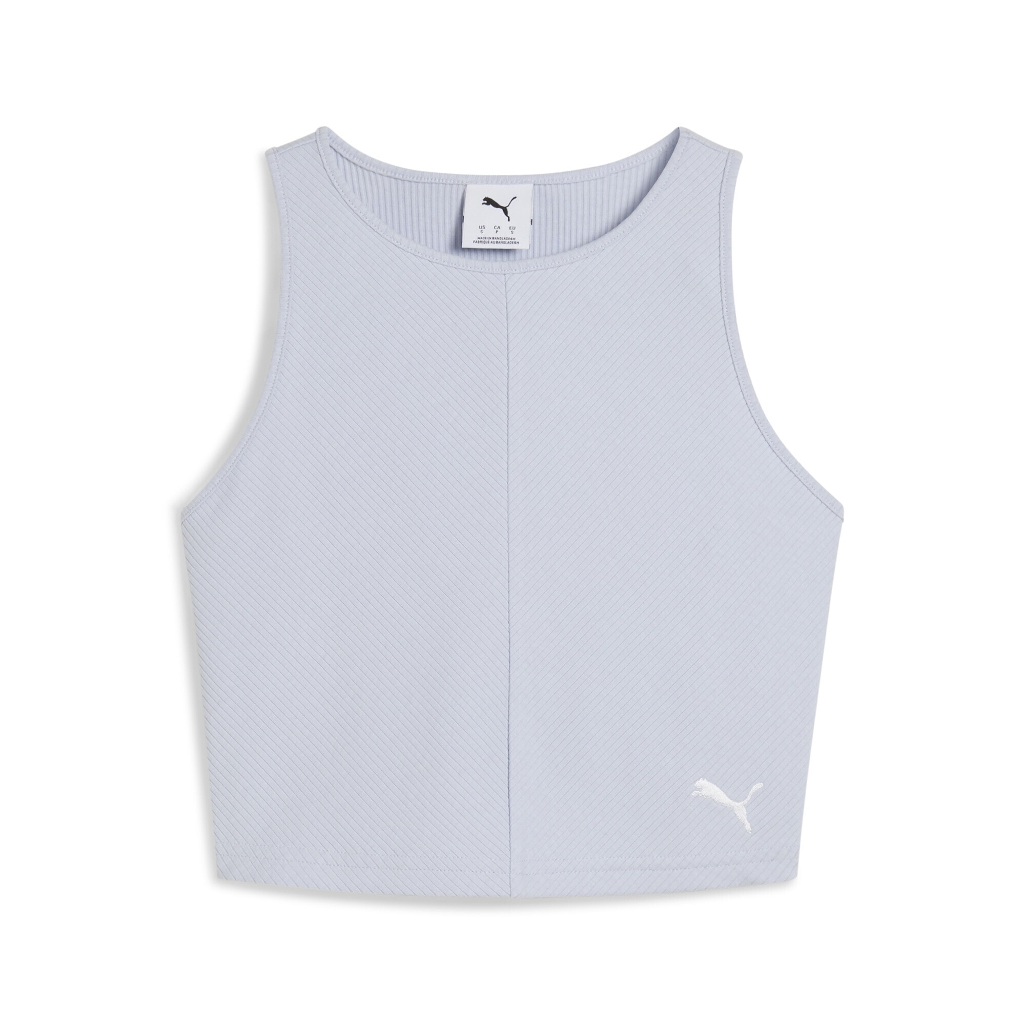 PUMA Crop-Top "WARDROBE ESS Geripptes Crop-Top Damen" günstig online kaufen