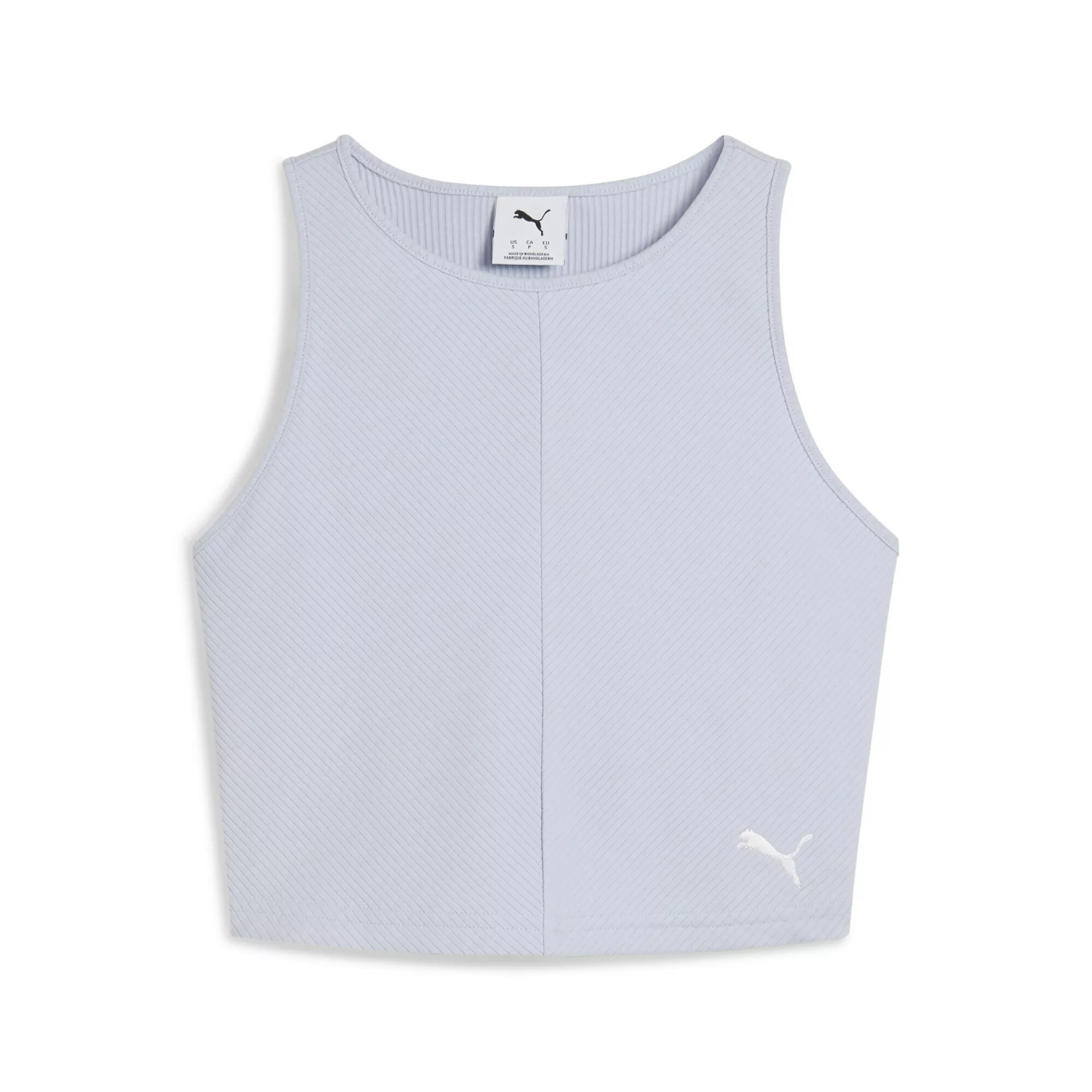 PUMA T-Shirt "WARDROBE ESS Geripptes Crop-Top Damen" günstig online kaufen