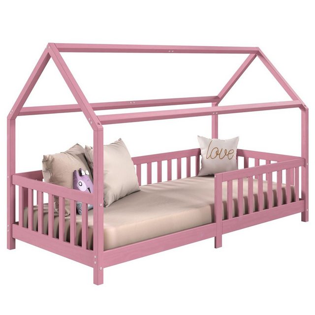 IDIMEX Kinderbett NINA, Hausbett Montessori Bett Kiefer 90 x 200 Tipibett m günstig online kaufen