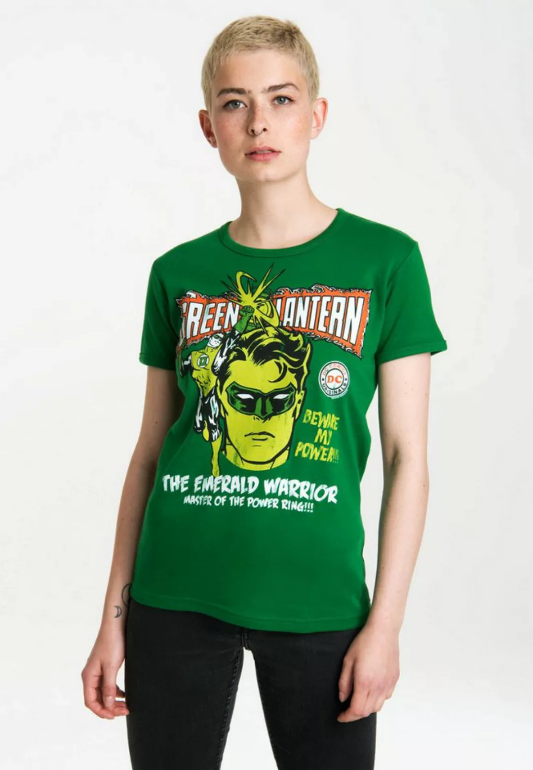 LOGOSHIRT T-Shirt Green Lantern mit lizenziertem Originaldesign günstig online kaufen