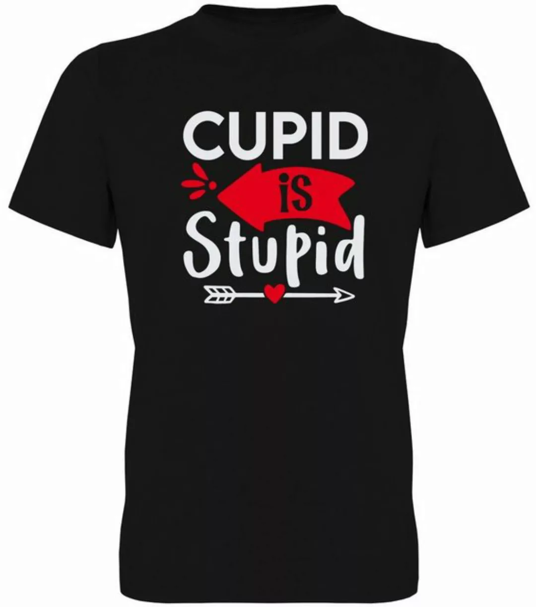G-graphics T-Shirt Cupid is stupid Herren T-Shirt, mit Frontprint, zum Vale günstig online kaufen