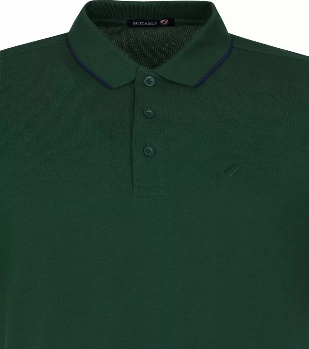 Suitable Poloshirt Tip Ferry Dunkelgrün - Größe M günstig online kaufen