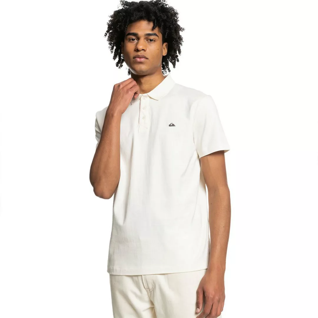 Quiksilver Essentials Kurzarm-poloshirt S Antique White günstig online kaufen