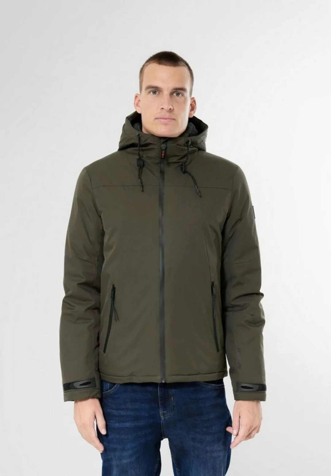 STREET ONE MEN Outdoorjacke, mit Kapuze, mit Kapuze mit Tunnelzugband günstig online kaufen