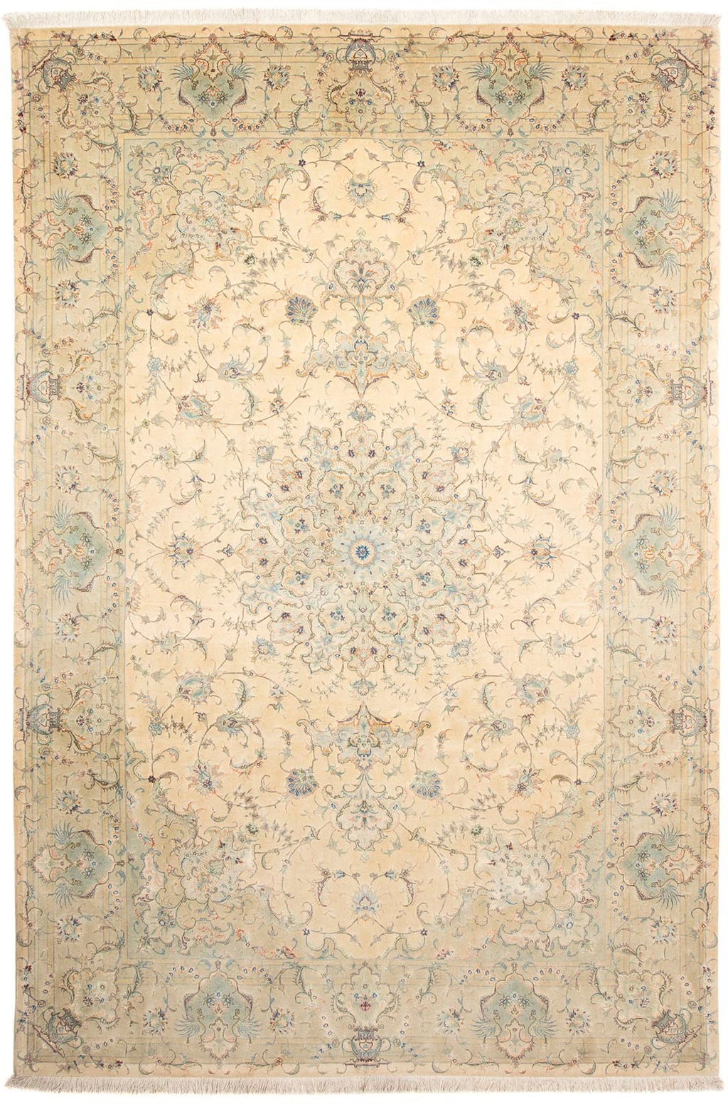 morgenland Orientteppich »Perser - Täbriz - Royal - 303 x 205 cm - beige«, günstig online kaufen