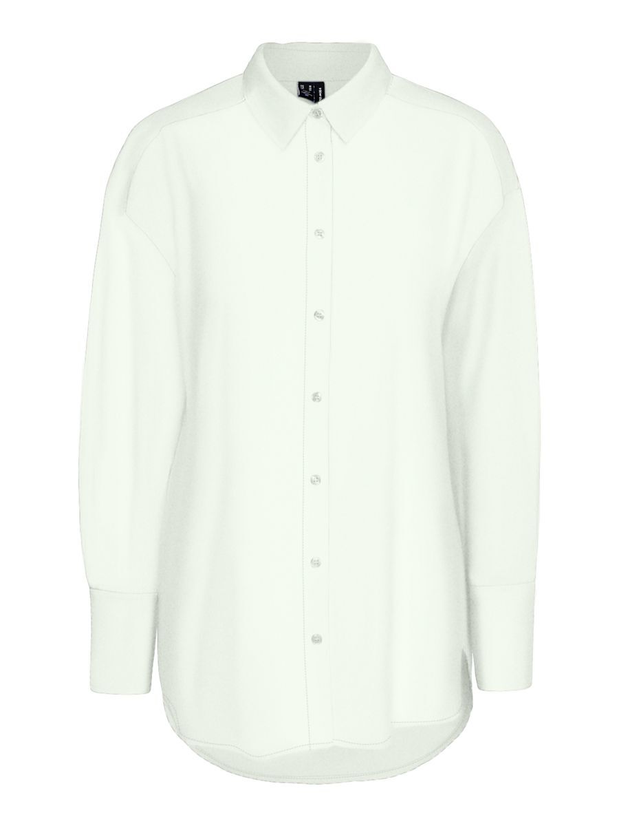 VERO MODA Lange Ärmelbündchen Hemd Damen White günstig online kaufen