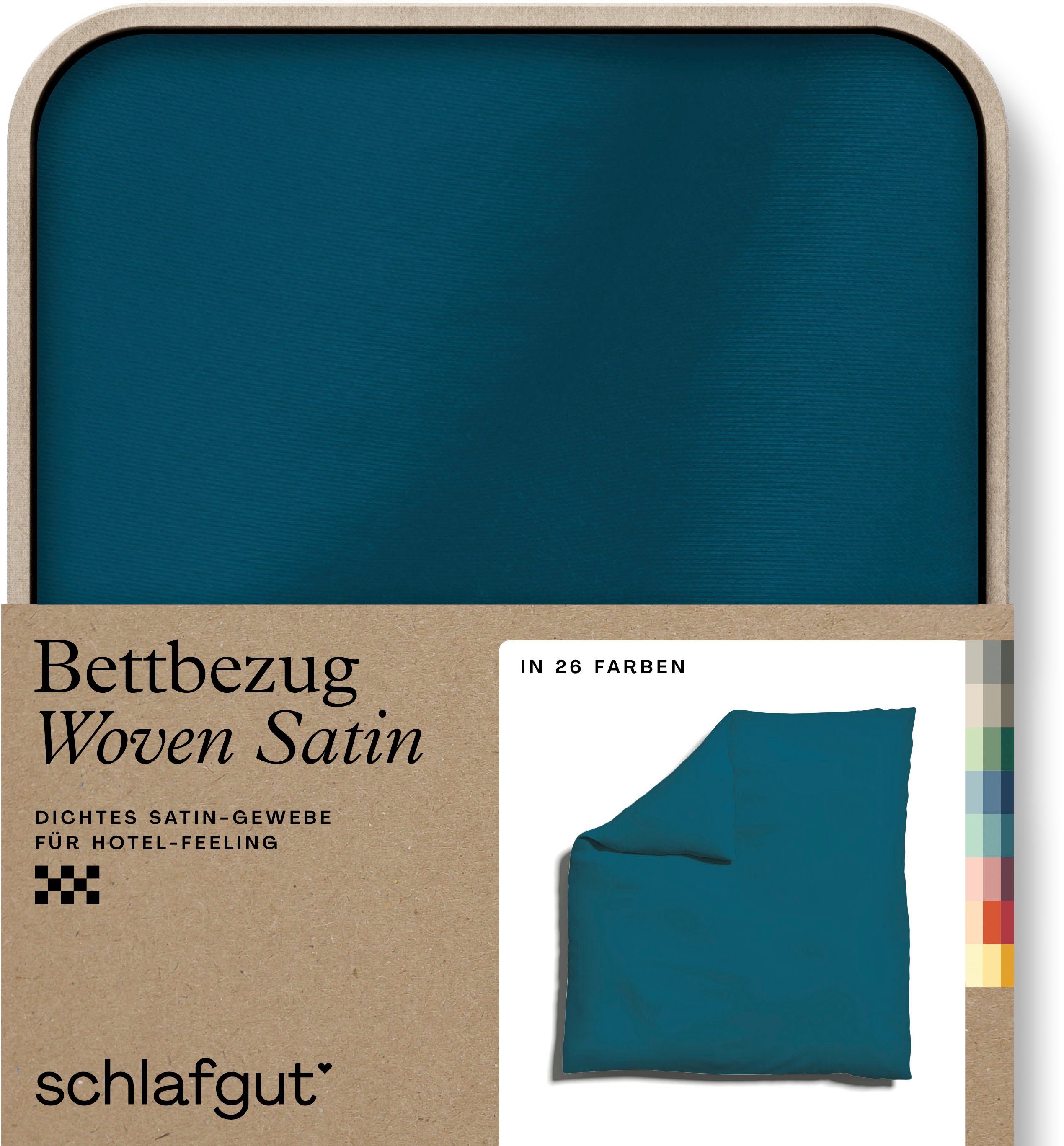 Schlafgut Bettbezug Woven Satin, (1 St), günstig online kaufen